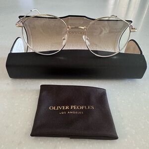 Oliver Peoples Gold Eyewear